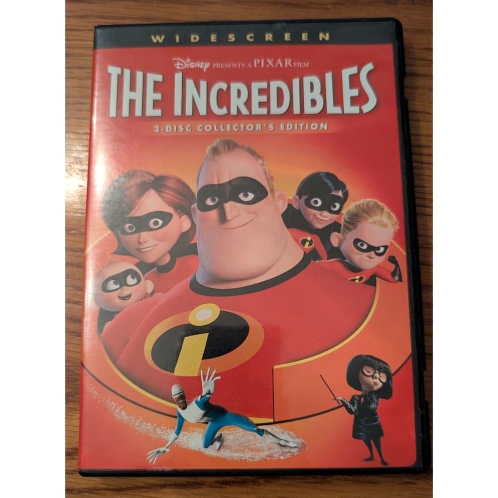 The Incredibles (DVD, 2004, Disney Pixar 2-disc collectors edition)